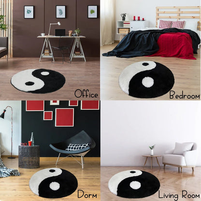 Yin Yang Rug - Velacci Store