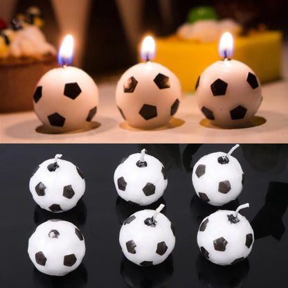 Soccer Ball Birthday Candles - Velacci Store