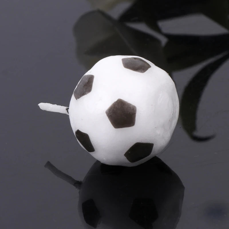 Soccer Ball Birthday Candles - Velacci Store