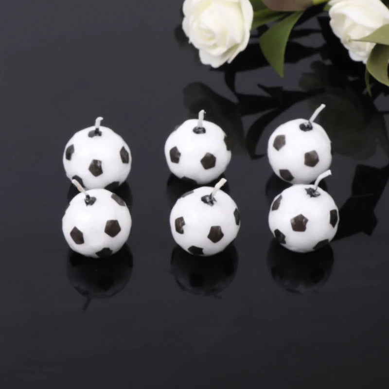 Soccer Ball Birthday Candles - Velacci Store