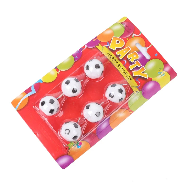 Soccer Ball Birthday Candles - Velacci Store