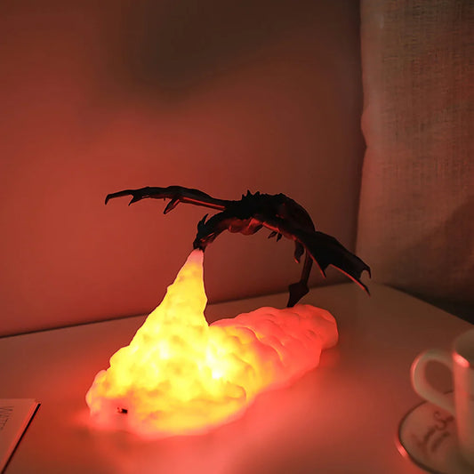 LED Fire Dragon Lamp - Velacci Store