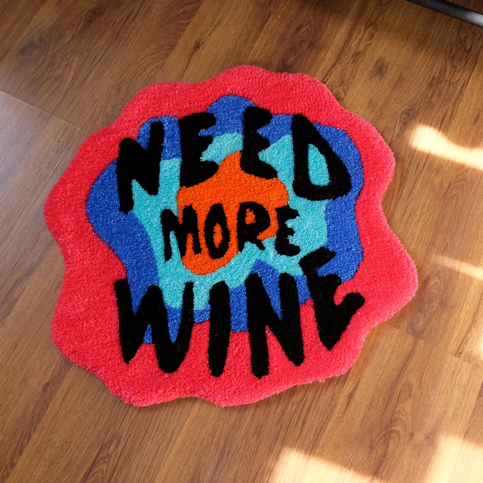 Need More Wine Rug - Velacci Store