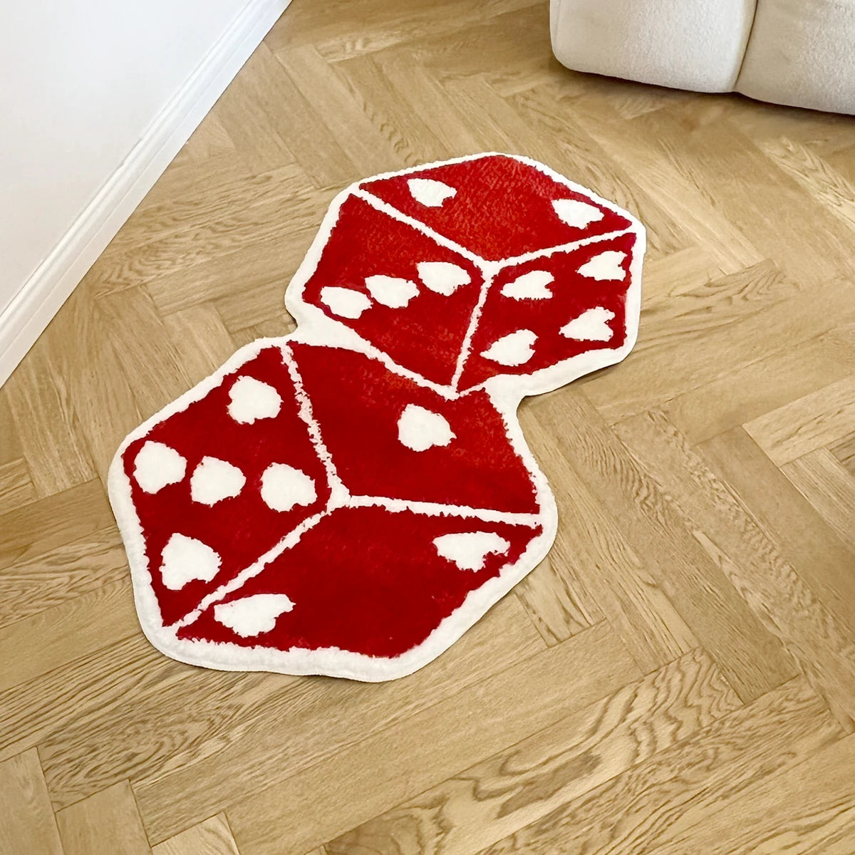 Red Dice Rug - Velacci Store