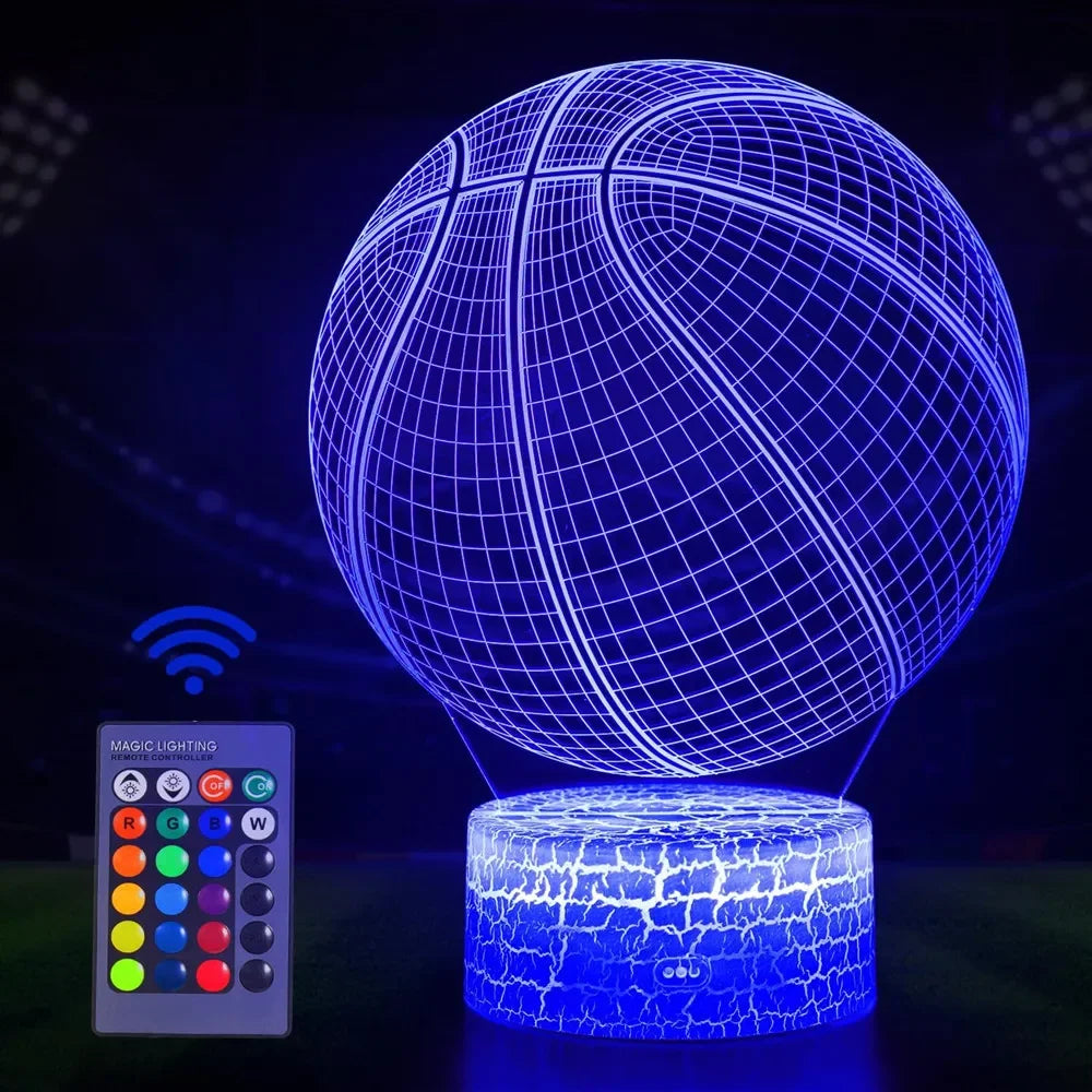 Basketball/Football 3D Night Light - Velacci Store