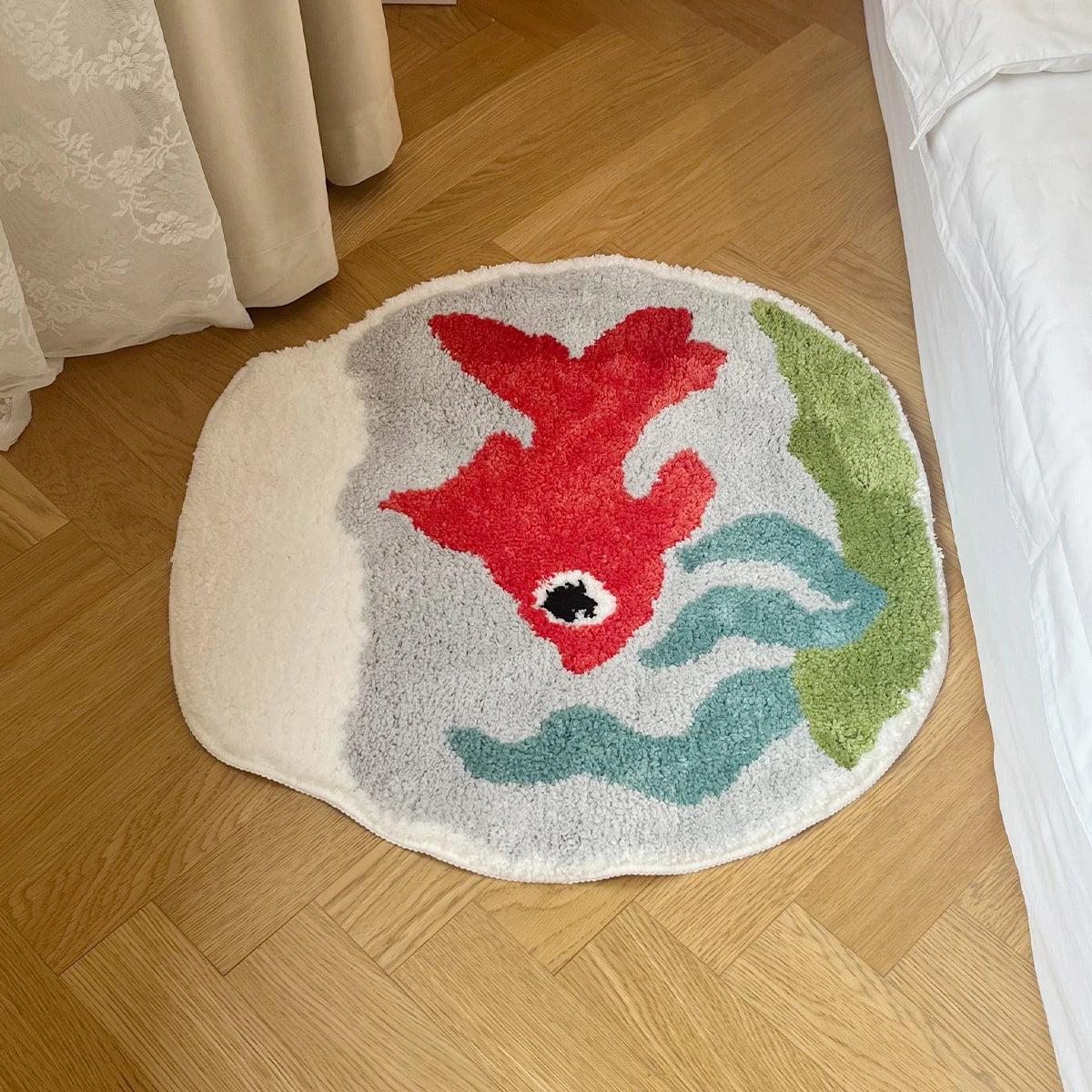 Cartoon Fish Rug - Velacci Store