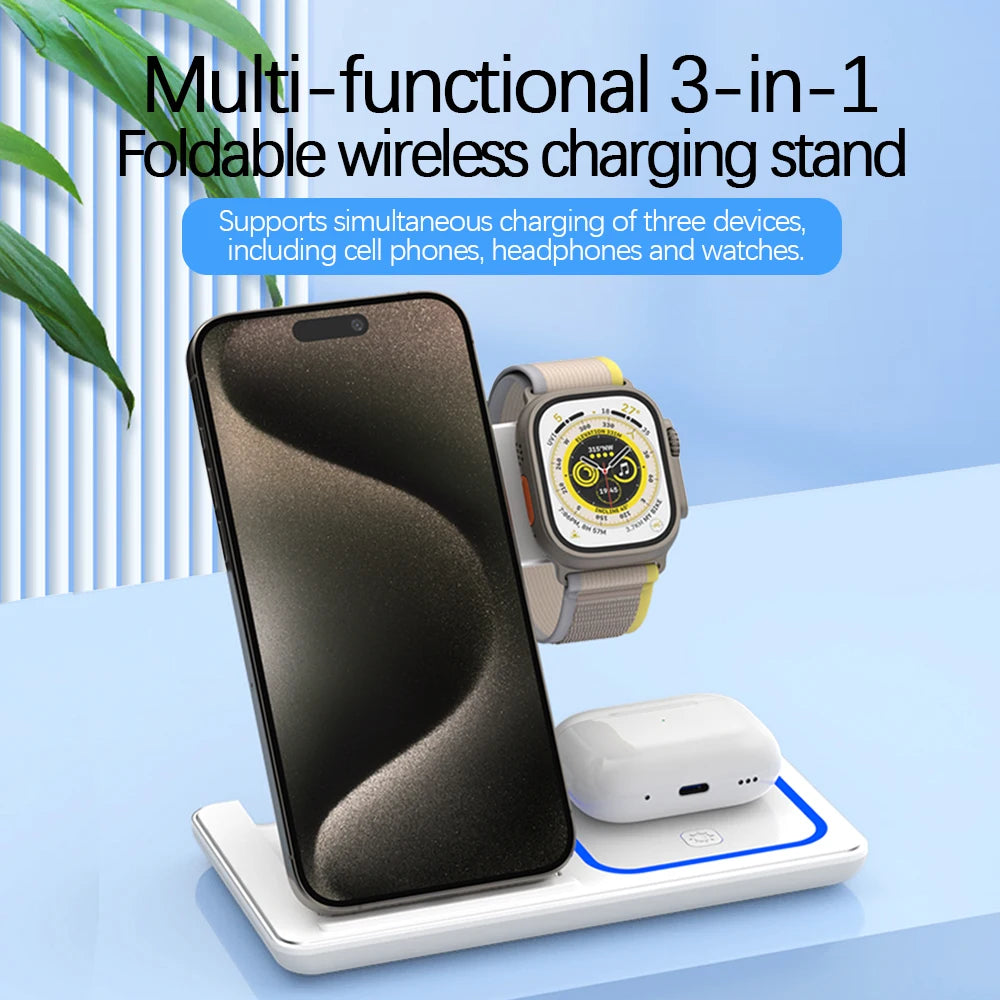 Charger 3-in-1 for iPhone, Apple Watch, and AirPods Pro - Velacci Store