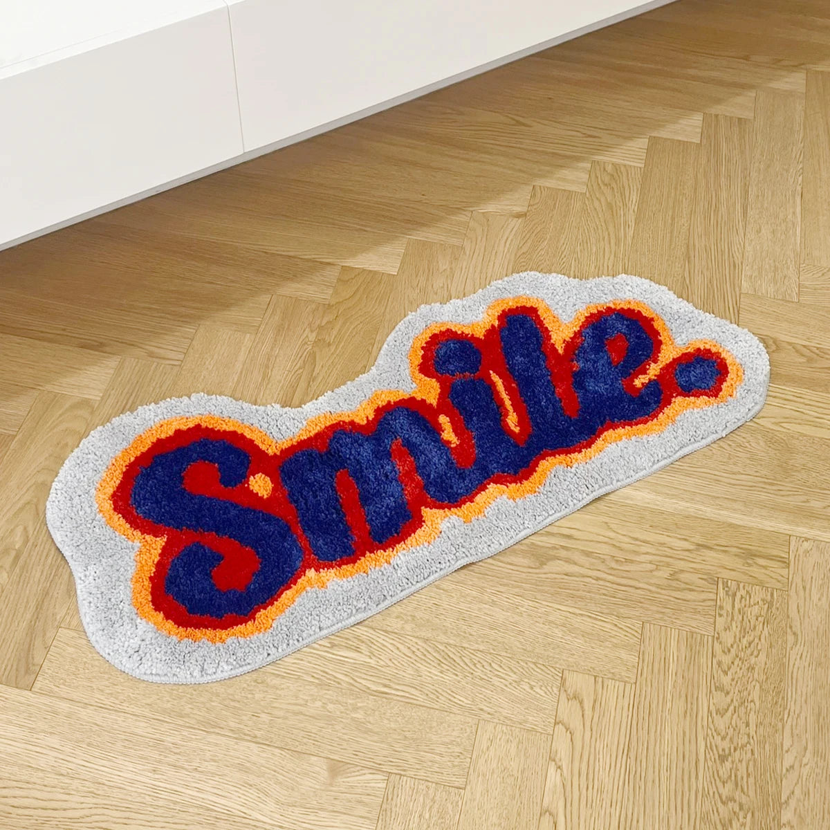 Letter Smile Rug - Velacci Store