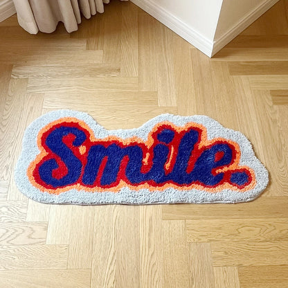 Letter Smile Rug - Velacci Store