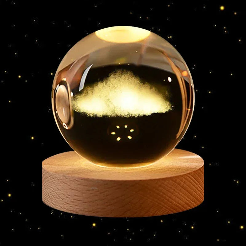 3D Crystal Planet Ball - Velacci Store