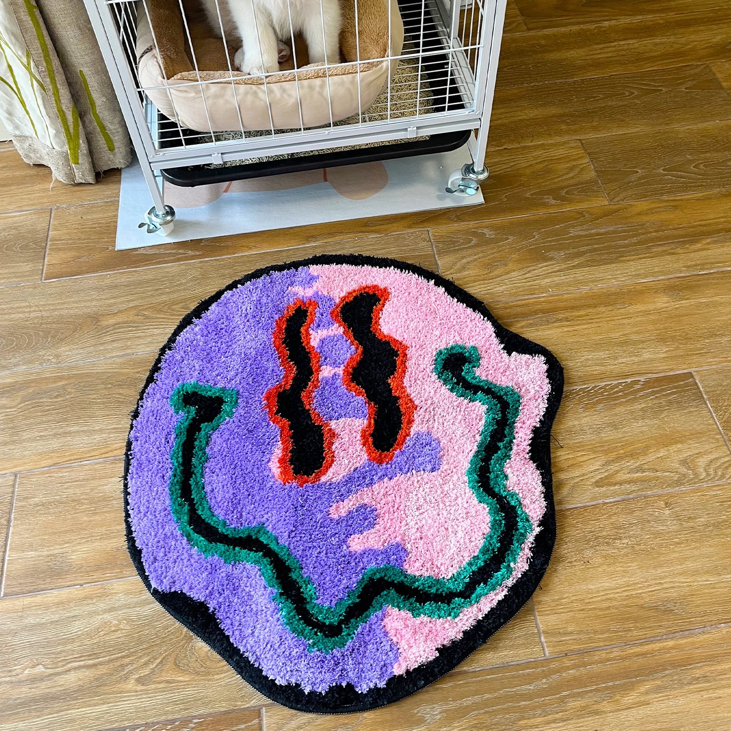 Trippy Smiling Rug - Velacci Store