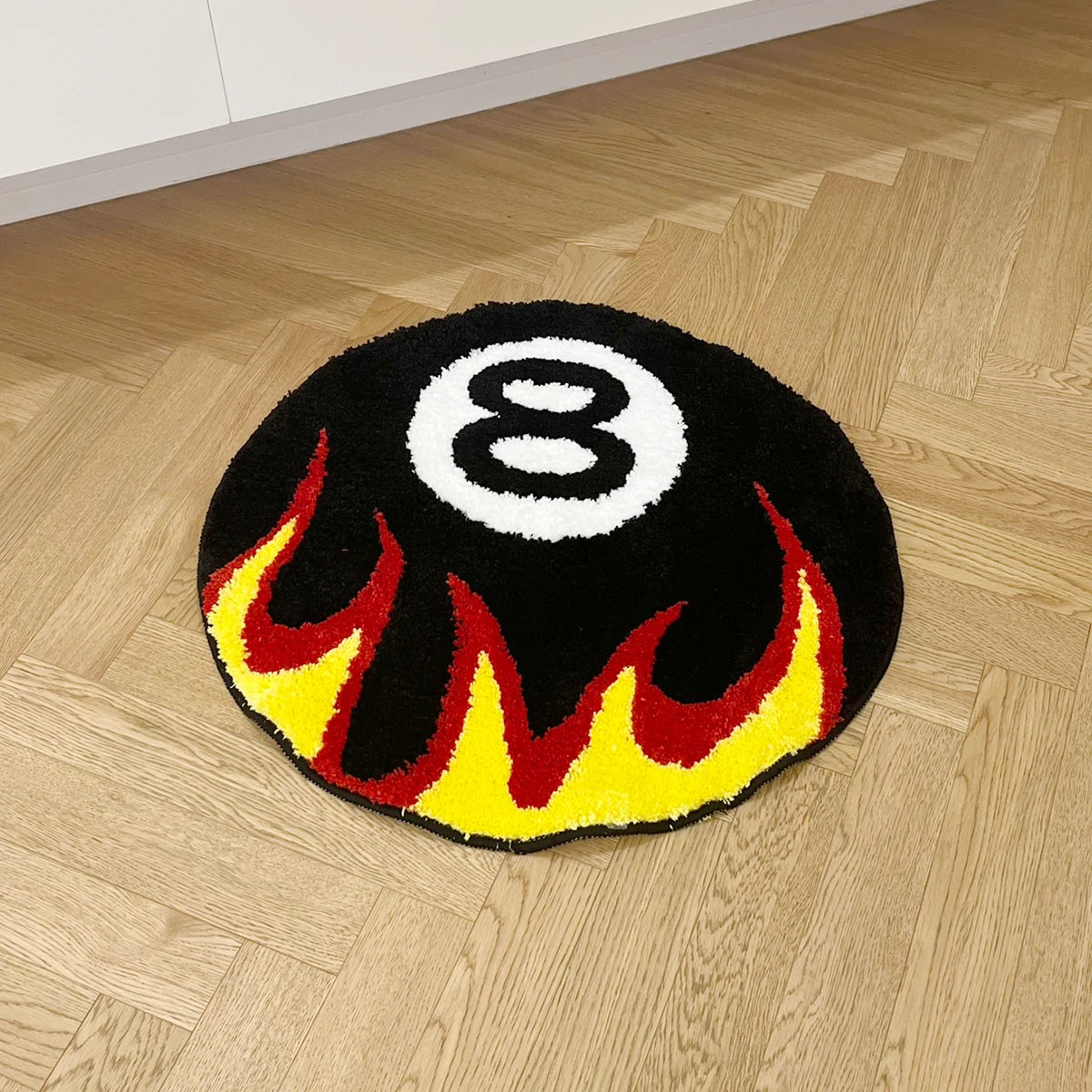 Fire Billiards No.8 Rug - Velacci Store