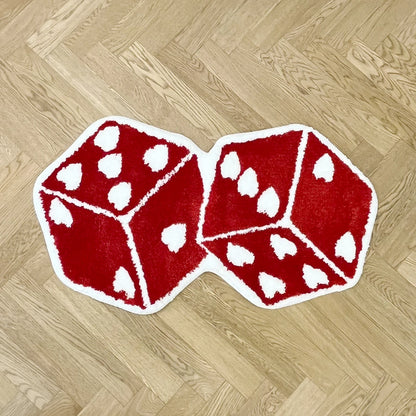 Red Dice Rug - Velacci Store