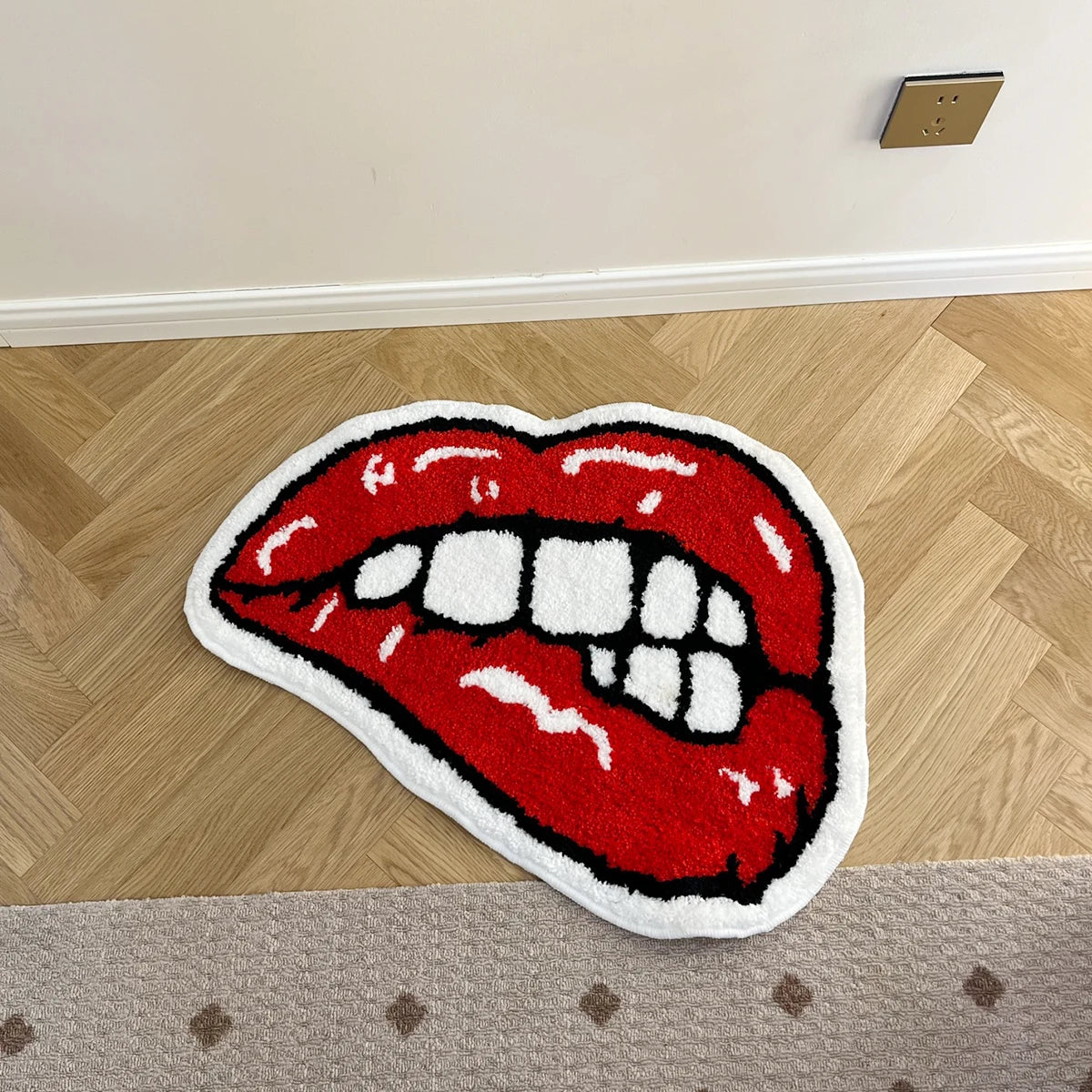 Red Lips Rug - Velacci Store