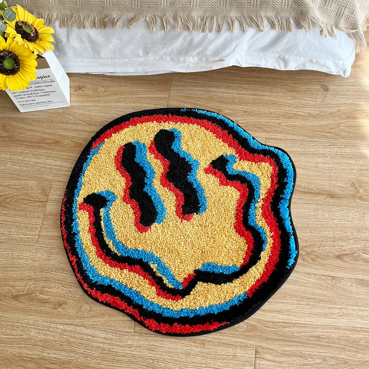 Trippy Smiling Rug - Velacci Store