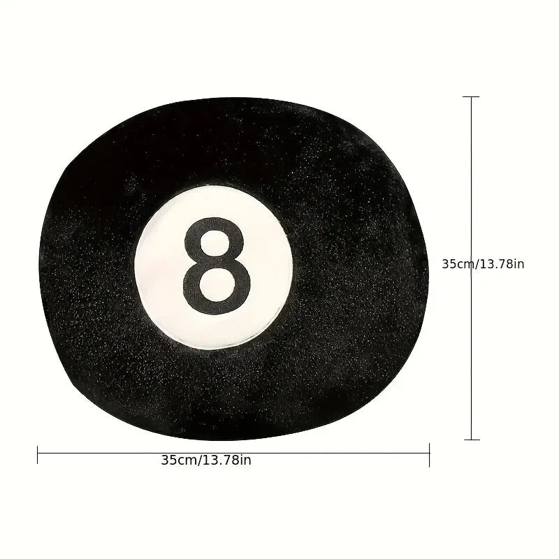 Black 8 Billiard Pillow Plush Toy - Velacci Store