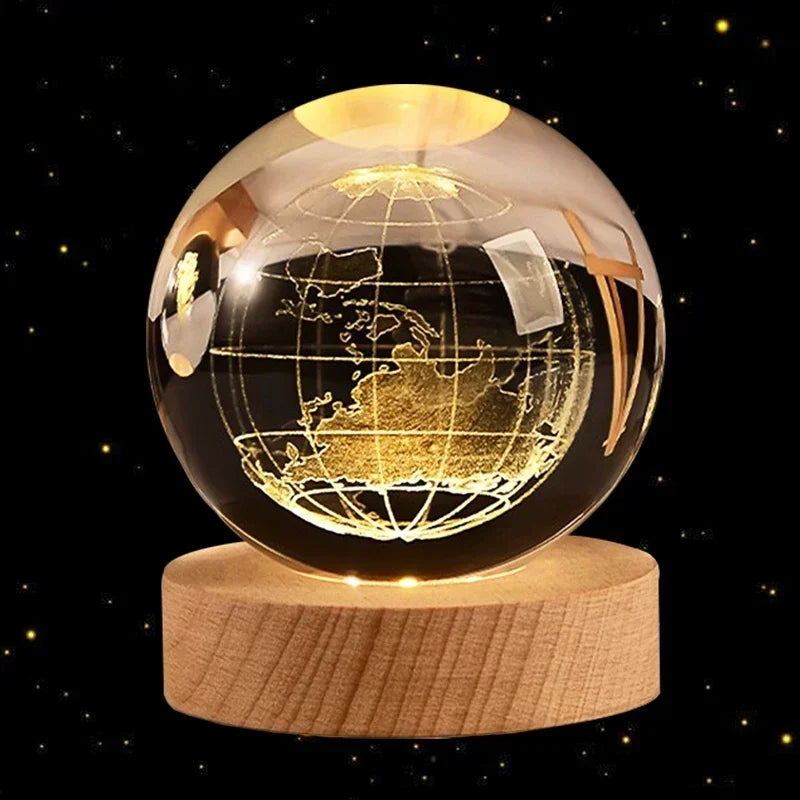 3D Crystal Planet Ball - Velacci Store