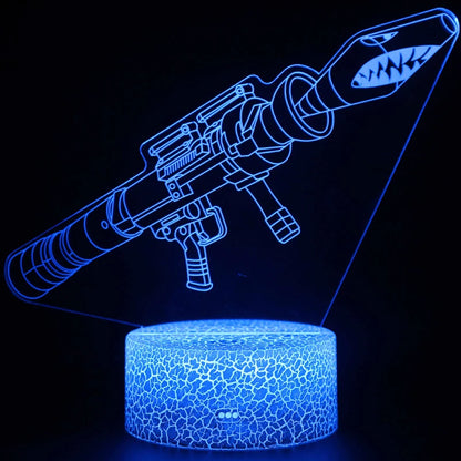 3D LED Fortnite Lamp - Velacci Store