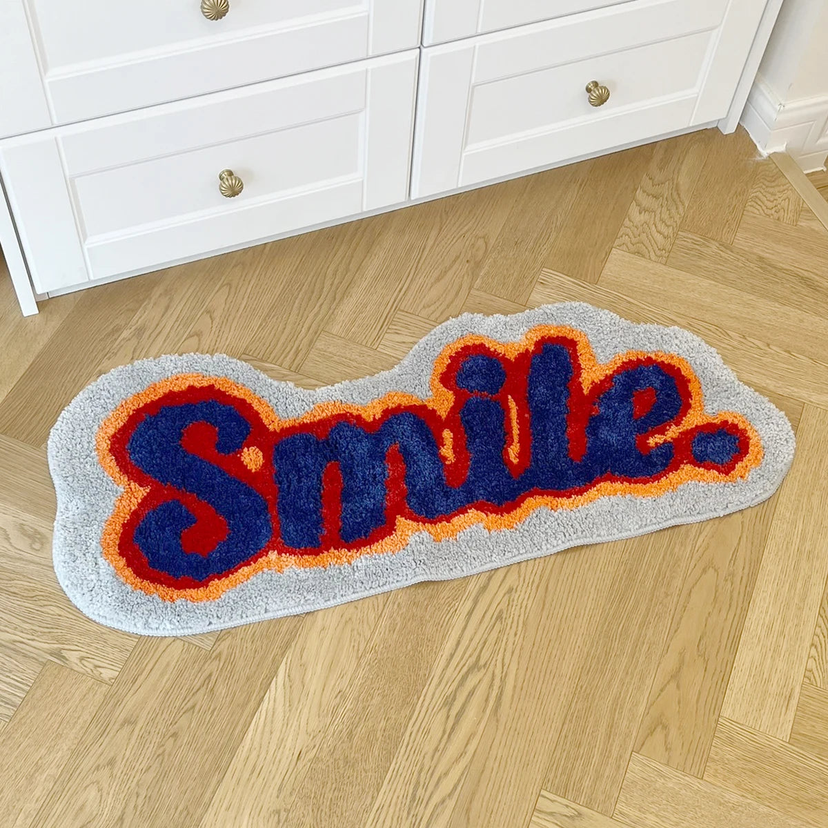 Letter Smile Rug - Velacci Store