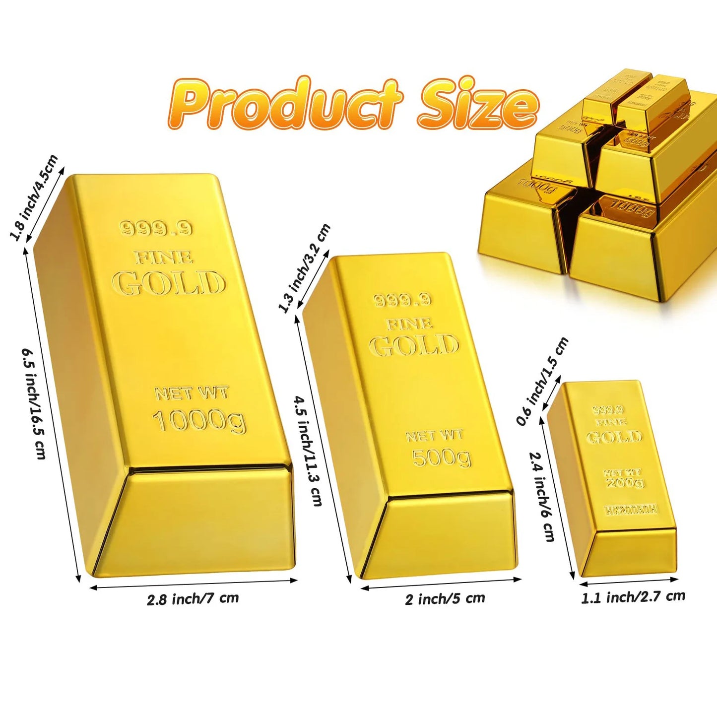 Fake Gold Bar - Velacci Store