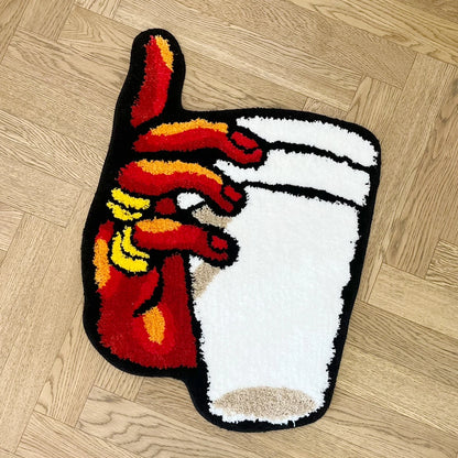 Holding Cup Rug - Velacci Store