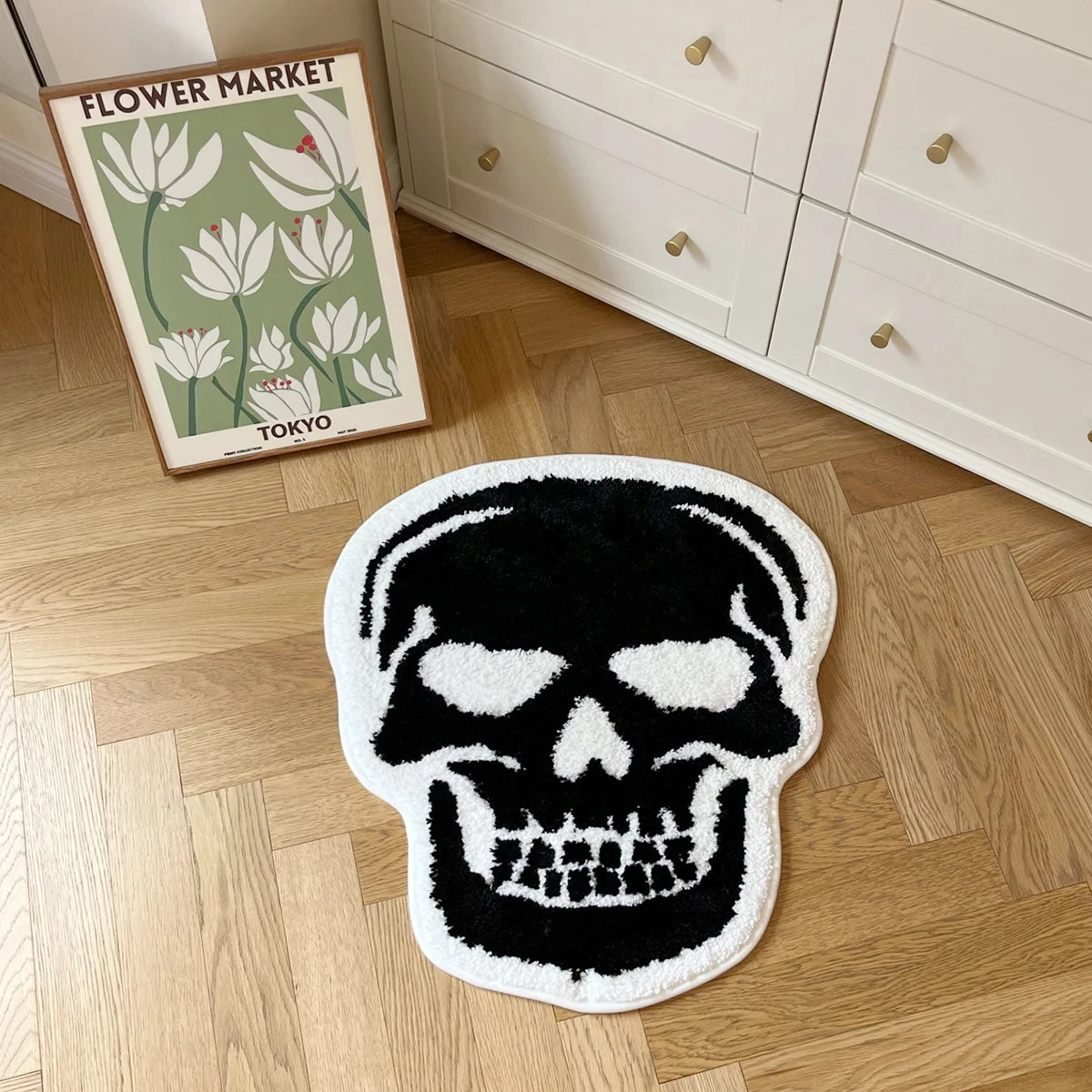 Skull Bath Mat - Velacci Store