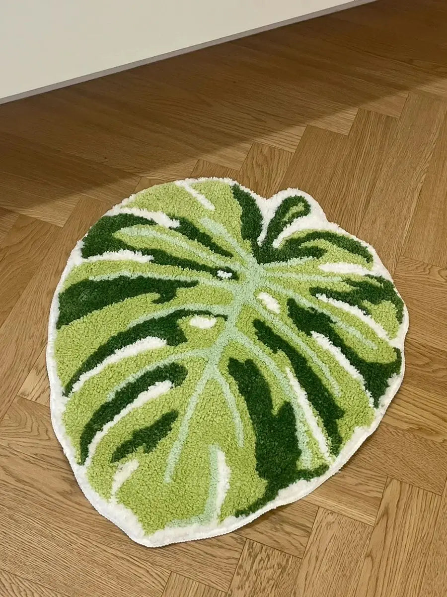 Monstera Leaf Rug - Velacci Store