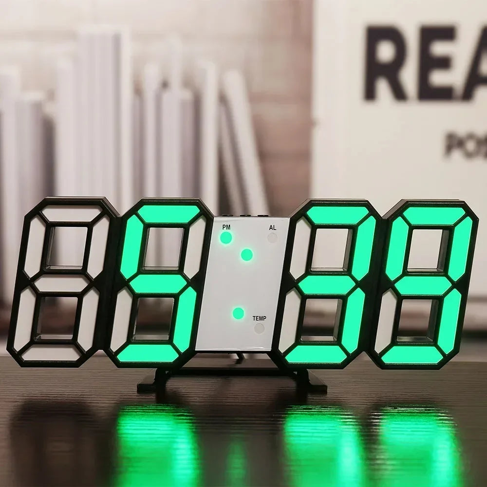 3D LED Alarm Clock - Velacci Store