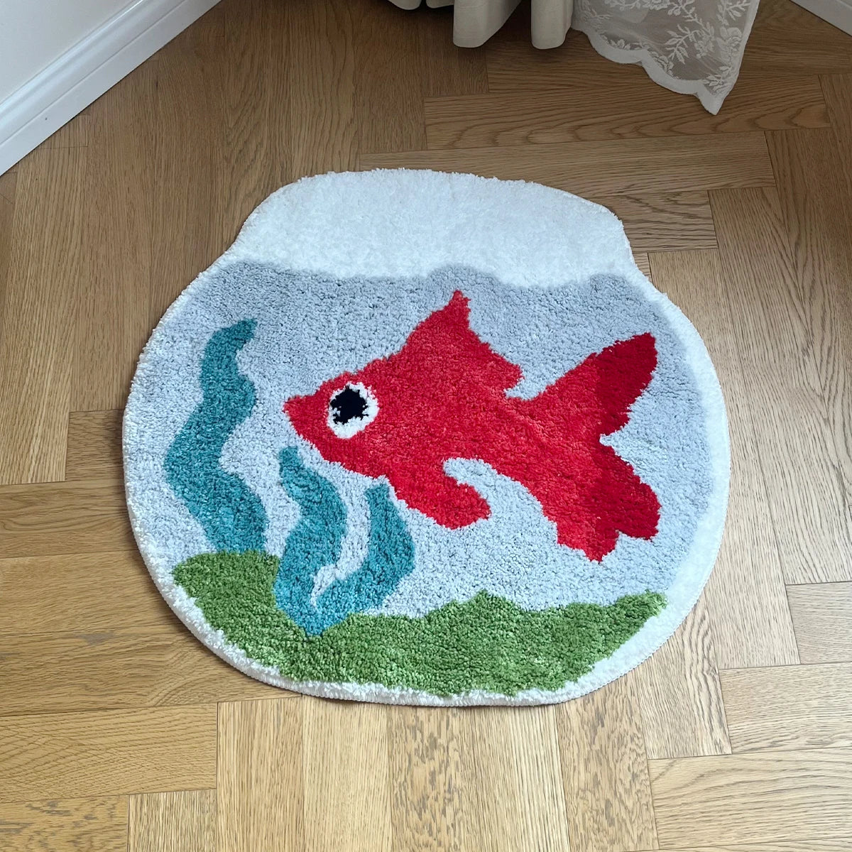 Cartoon Fish Rug - Velacci Store