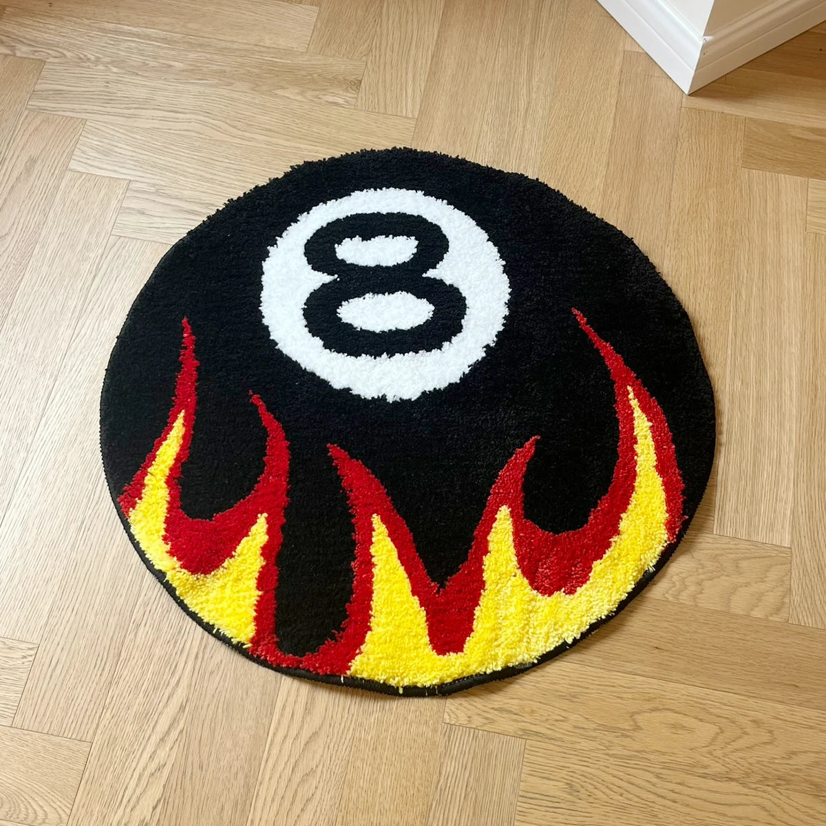 Fire Billiards No.8 Rug - Velacci Store