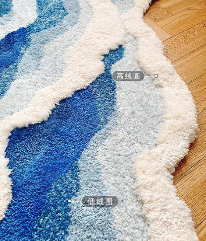 Blue Sea Rug - Velacci Store