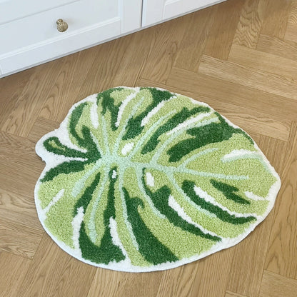 Monstera Leaf Rug - Velacci Store