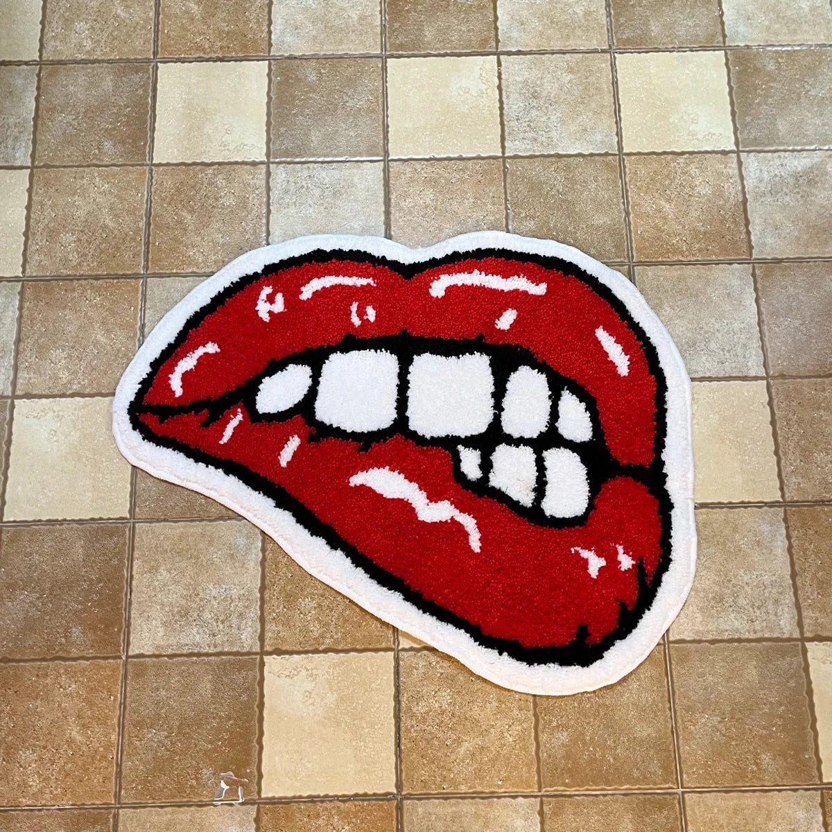 Red Lips Rug - Velacci Store