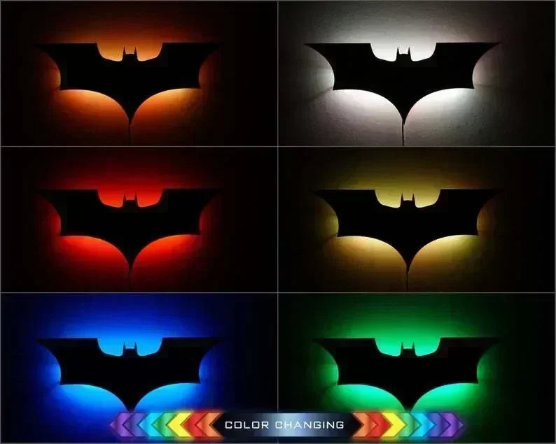 Batman Night Light Remote Control 3D - Velacci Store