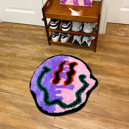 Trippy Smiling Rug - Velacci Store