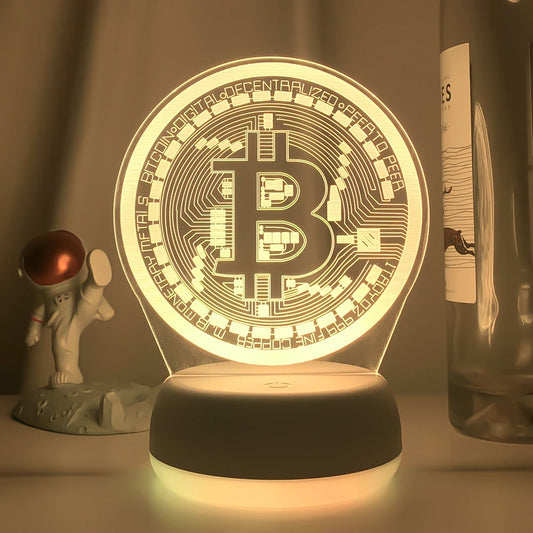 Bitcoin 3D LED Night Light - Velacci Store