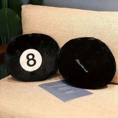 Black 8 Billiard Pillow Plush Toy - Velacci Store