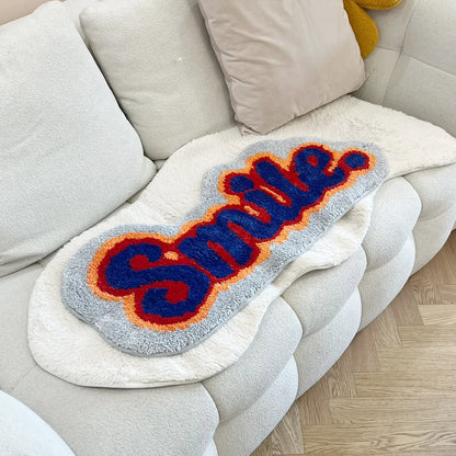 Letter Smile Rug - Velacci Store