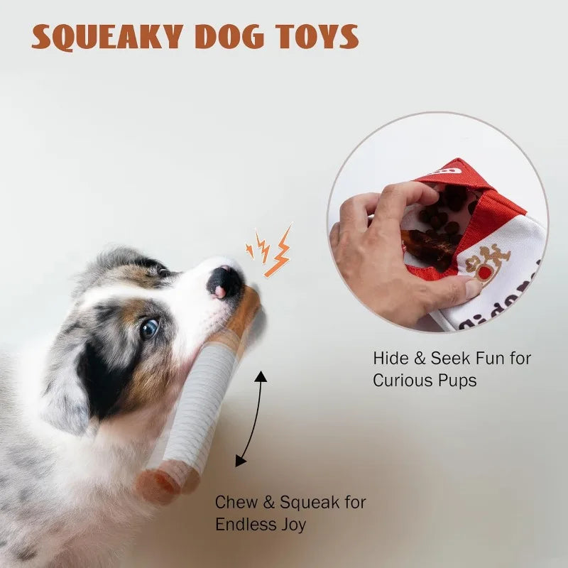 Funny Cigarette Plush Dog Toy - Velacci Store