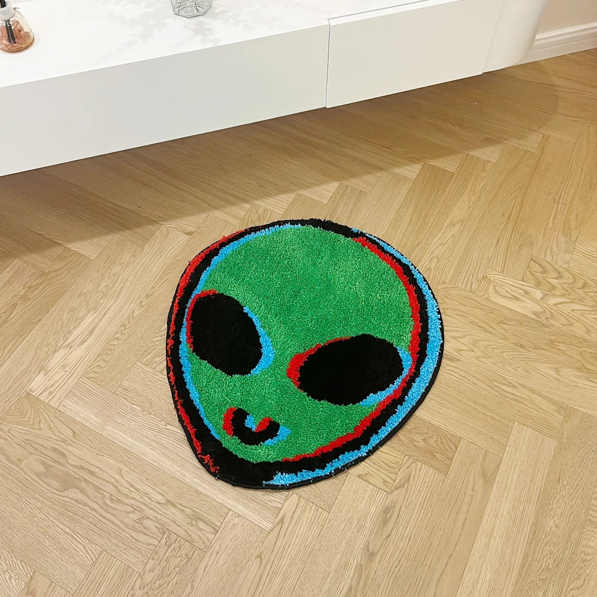 Green Alien Rug - Velacci Store