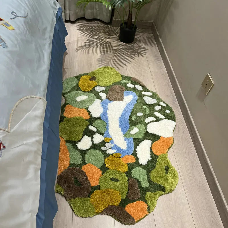 Green Moss Rug - Velacci Store