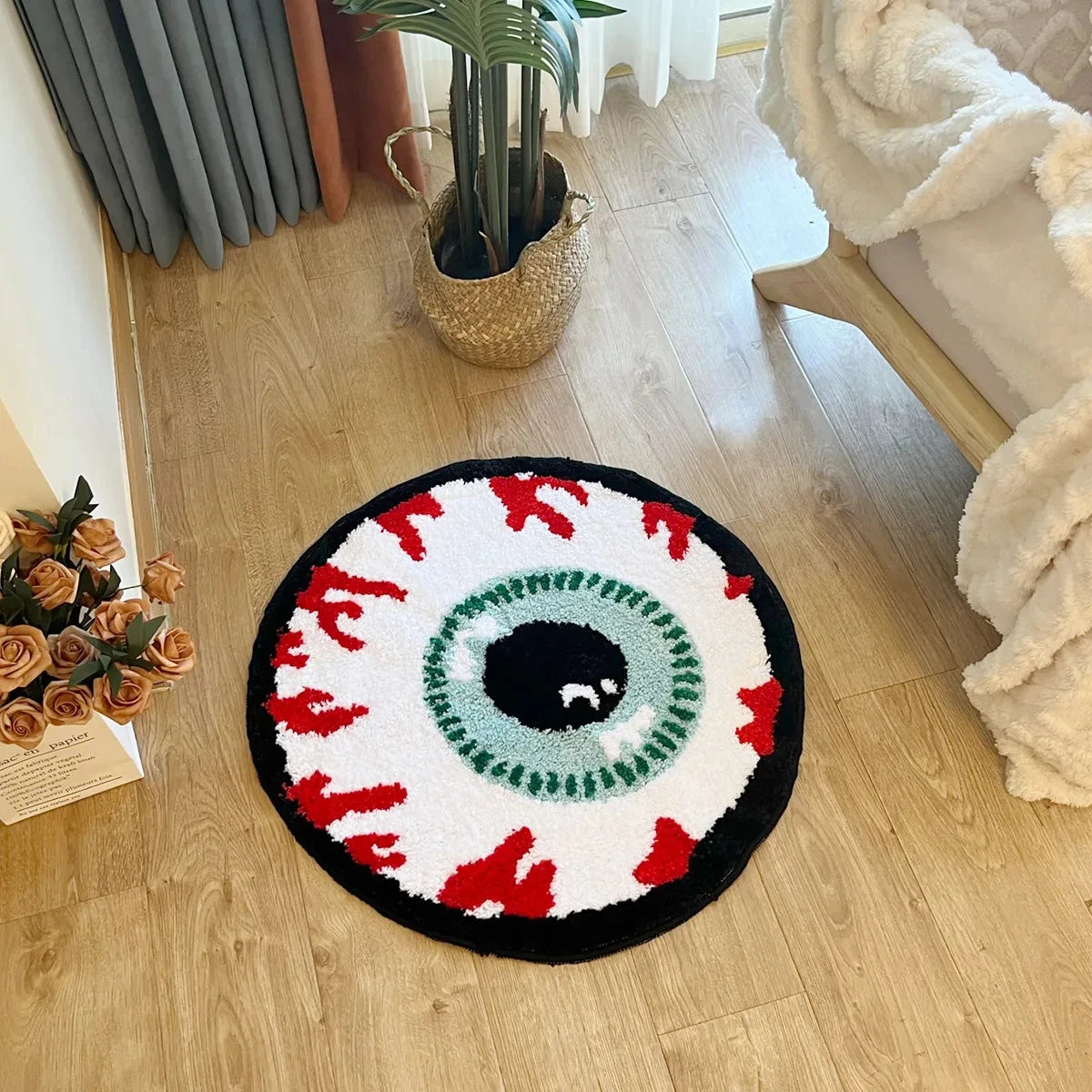 Bursting Eyeball Rug - Velacci Store