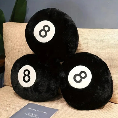 Black 8 Billiard Pillow Plush Toy - Velacci Store