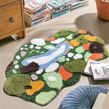 Green Moss Rug - Velacci Store