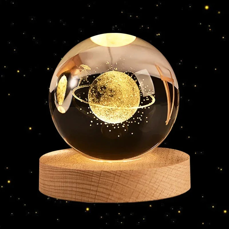 3D Crystal Planet Ball - Velacci Store