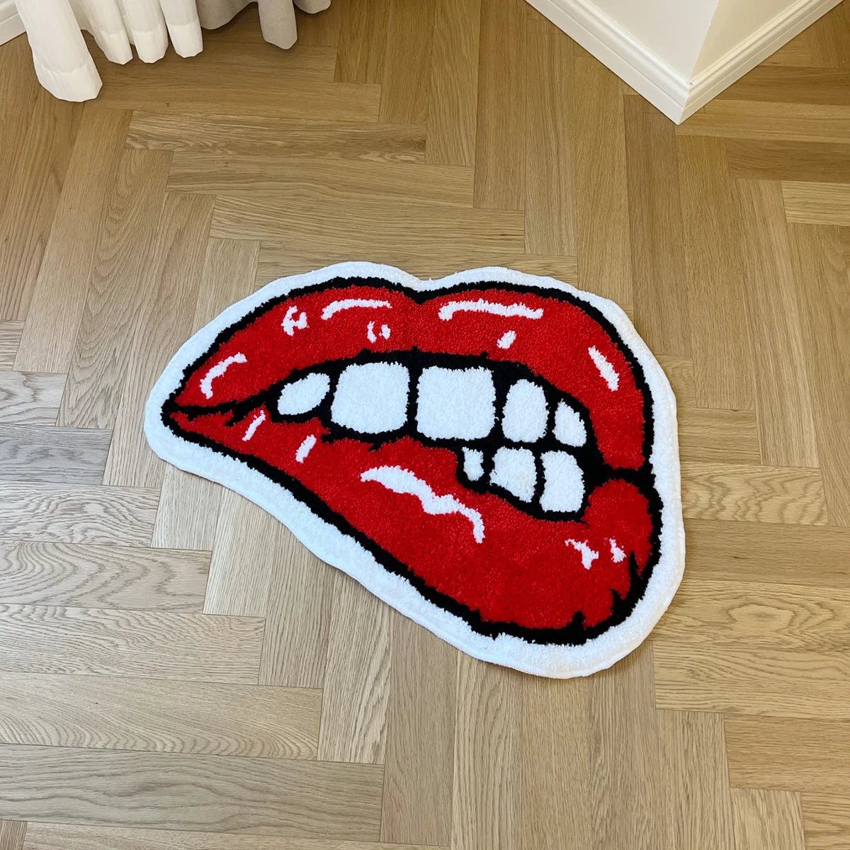 Red Lips Rug - Velacci Store