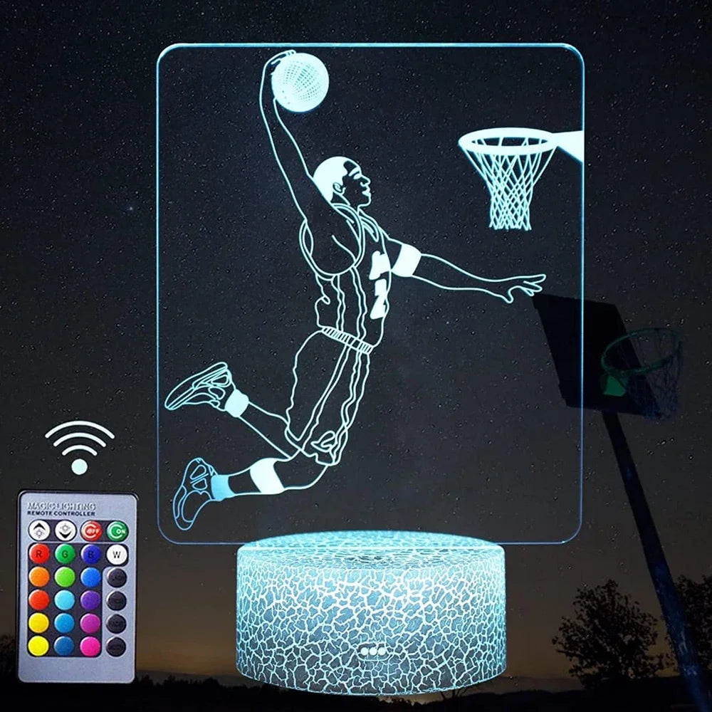 Basketball/Football 3D Night Light - Velacci Store