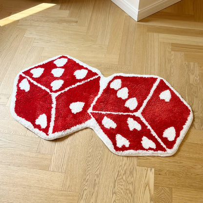 Red Dice Rug - Velacci Store